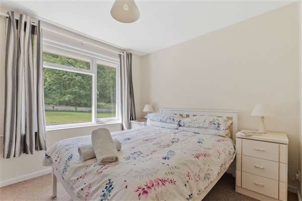 double bedroom looking garden 